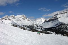 34B Lake Louise Back Bowl With Pika Peak, Ptarmigan Peak, Fossil Mountain, Redoubt Mountain From The Grizzly Gondola At Lake Louise Ski Area
